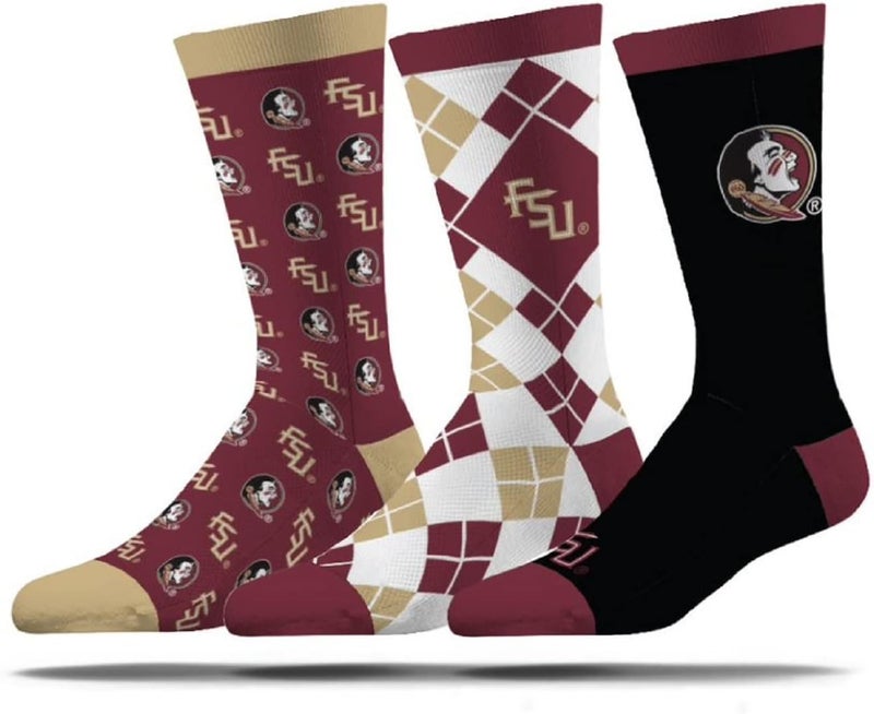 Strideline Store Mens NCAA Dress Socks- The Executive 3 Pack-One Size Fits Most - Image 1